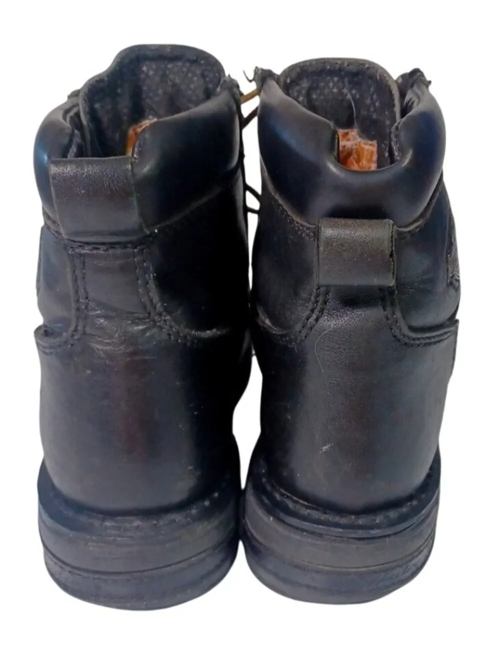 Harley Davidson Boots Womens Vintage y2K Black Leather Biker Boots 84078 Size: 8